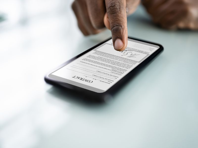 assinatura de contrato digital e fundamentos